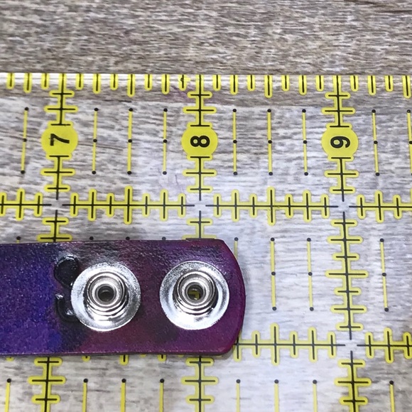 Sold-HP✨ Tie-dye music notes leather bracelet - Picture 5 of 5